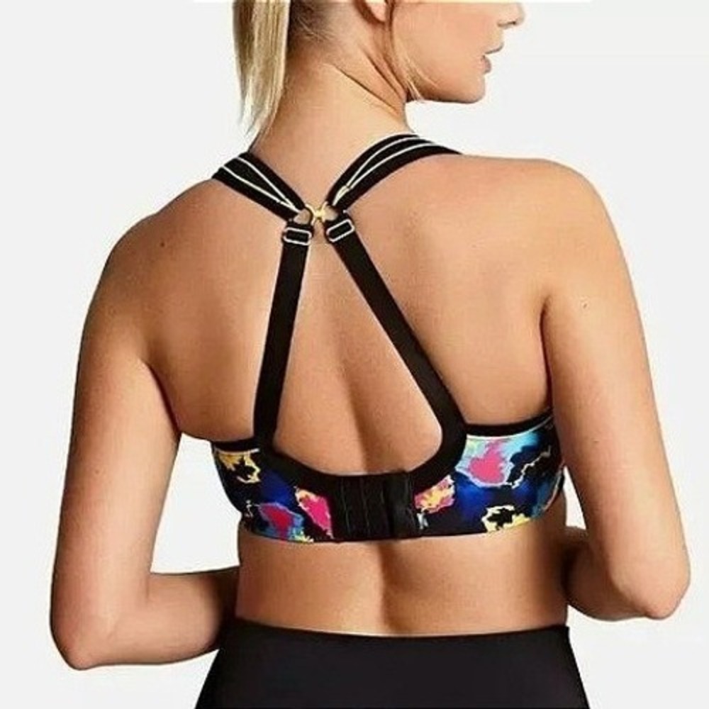 Panache Women's ELECTRIC PRINT Full-Busted Underwire Sports Bra 36DD Multicolor - Picture 4 of 11
